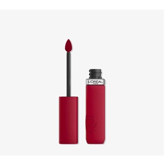 New L’Oréal Lipstick Red 420 Le Rouge Paris Infalible Matte Resistance 2 Lipstic - Picture 5 of 9